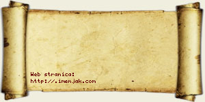 Milana Beljić vizit kartica